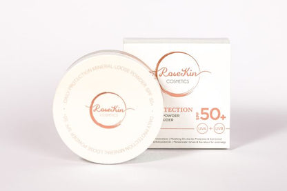 Daily Protection Mineral Loose Powder SPF 50+ von Rosekin